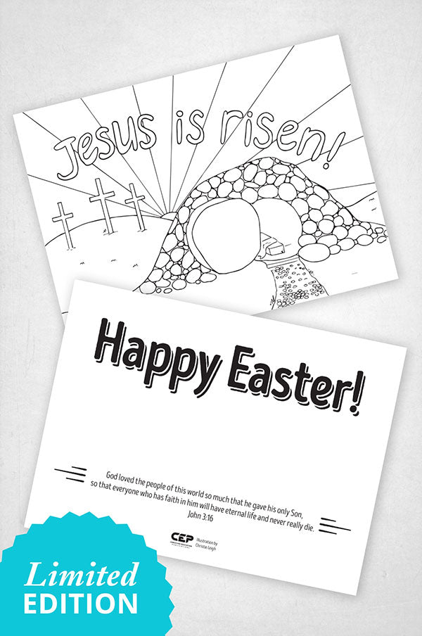 Easter Colouring-in gift cards
